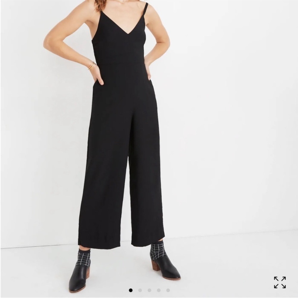 Madewell Black Strappy Jumpsuit
